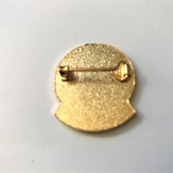 Lady Captain Golfer Lapel Badge Green