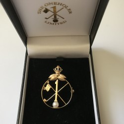 Lady King Oneholer/Hole in One Gold Pendant (Two or more Holes in One)