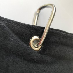 Hole in One Golf Towel Black