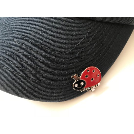 Golf Ball Marker Visor Hat Clip Ladybird