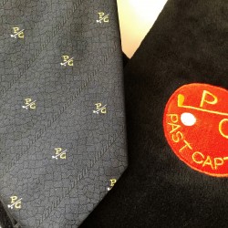 Past Golf Captain Golfer Tie & Towel