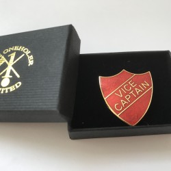 Vice Captain Lapel Badge Red