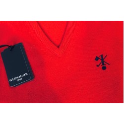 Hole in One/Oneholer Glenmuir Jumper V Neck Red