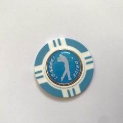 Longest Drive Vegas Poker Chip Golf Ball Markers