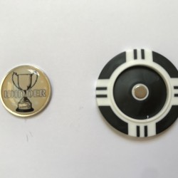 Winner Vegas Poker Chip Golf Ball Markers