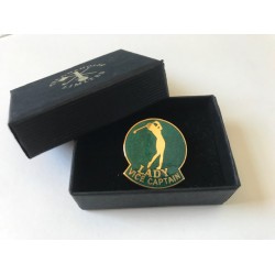 Lady Vice Captain Golfer Lapel Badge Green Enamel Lady Vice Captain Golfer Lapel Badge Green Enamel