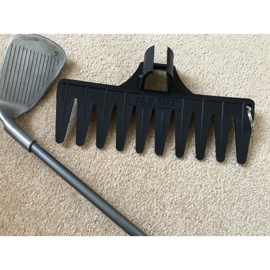 Golf Grip Rake Red for all golfers