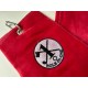 Hole in One Golf Towel Red with Hole in One Pitch Master Repairer and Hole in One Vegas Poker Chip Green