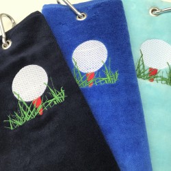 Golf Bag Towel for all Golfers Black Golf Bag Towel for all Golfers Black