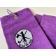 Hole in One Golf Towel Purple