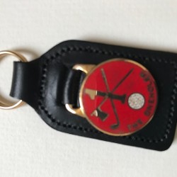 Hole in One Enamel Key Ring