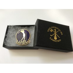 Lady Vice Captain Golfer Lapel Badge Blue Enamel