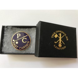 Past Golf Captain Lapel Badge Navy Blue