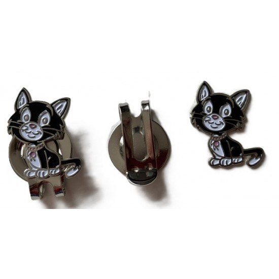 Golf Ball Marker Hat Clip Two Cats!