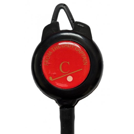 From the Lady Captain Pencil Reel and Red or Green Bunker Rake From the Lady Captain Pencil Reel and Red or Green Bunker Rake