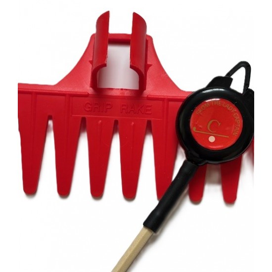 From the Lady Captain Pencil Reel and Red or Green Bunker Rake From the Lady Captain Pencil Reel and Red or Green Bunker Rake