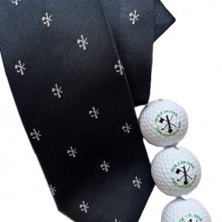 Hole in One Navy Tie and Hole in One Golf Balls Hole in One Navy Tie and Hole in One Golf Balls