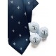 Hole in One Navy Silk Tie and Hole in One Golf Balls Hole in One Navy Silk Tie and Hole in One Golf Balls
