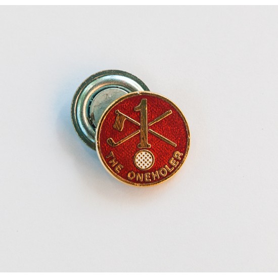 Hole in One/Oneholer Magnetic Lapel Badge