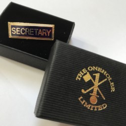 Secretary Lapel Badge Blue