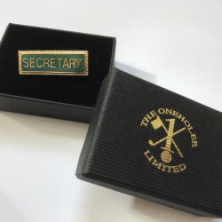 Secretary Lapel Badge Green