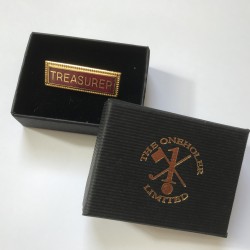 Treasurer Lapel Badge Red