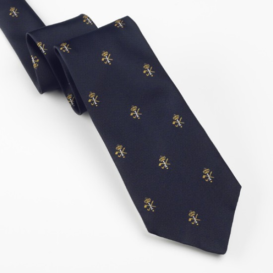 King Oneholer/Hole in One Golf Tie Navy Blue