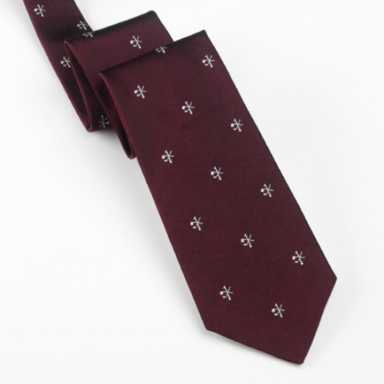 Hole in One/Oneholer Golf Tie Maroon