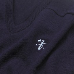 Hole in One/Oneholer Jumper Navy V Neck Hole in One/Oneholer Jumper Navy V Neck