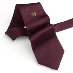 Past President Golfer Tie Maroon Past President Golfer Tie Maroon