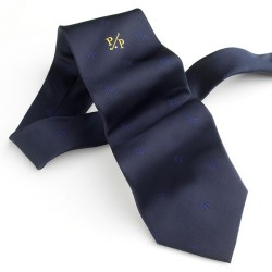Past President Golfer Tie Navy Blue
