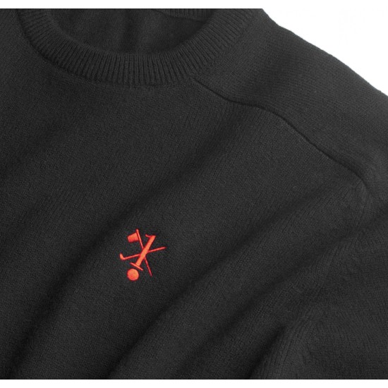 Hole in One/Oneholer Jumper Black Crew